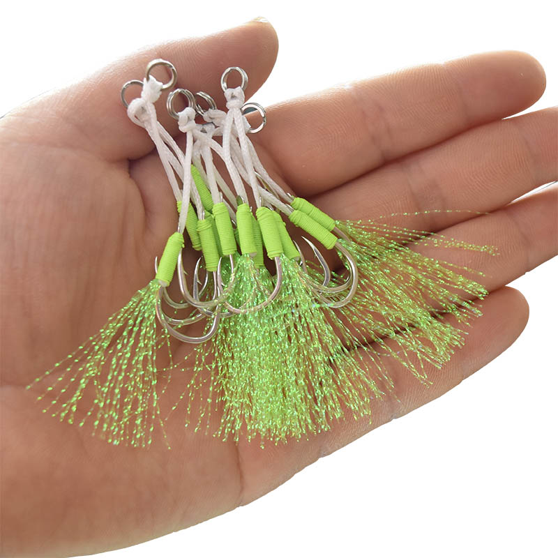 釣り用の羽のフック,魚を捕まえるためのロープ,10〜20のサ - Fishing Hook Assortment のレビューと価格