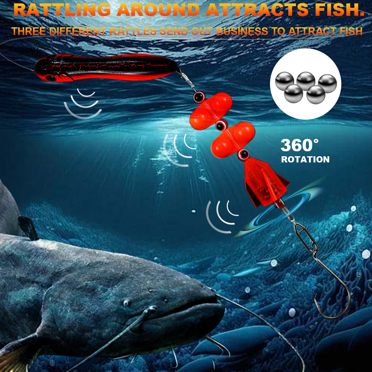 ZYZHE キャットフィッシュリグ 1個入り 6/0付き # - Fishing Hook Circle のレビューと価格