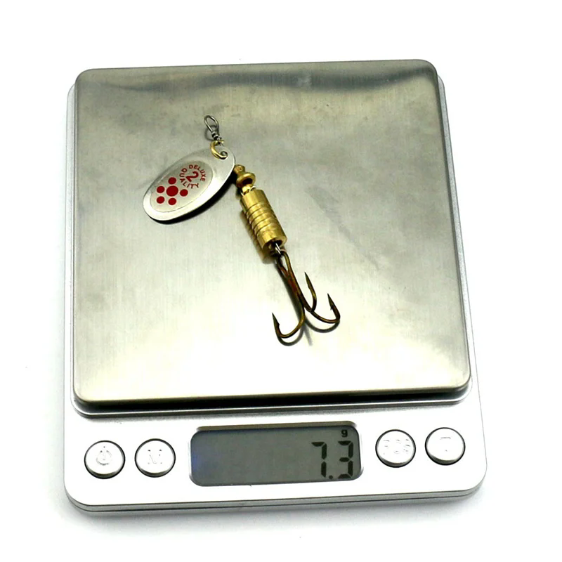 1 個金属メッキスピナー餌 6.7 センチメートル/7 グラ - Fishing Hook Treble のレビューと価格