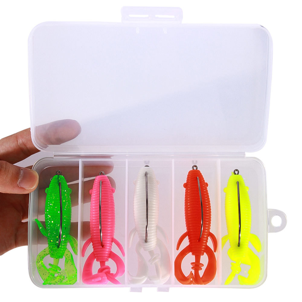 フローティングソフトフロッグベイト強化オフセットフック蛇頭魚 - Fishing Hook Weedless のレビューと価格