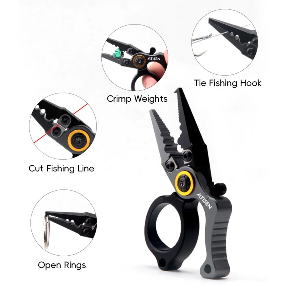釣りプライヤー ミニサイズ アウトドア釣りツール アルミ合金 - Fishing Hook Size のレビューと価格