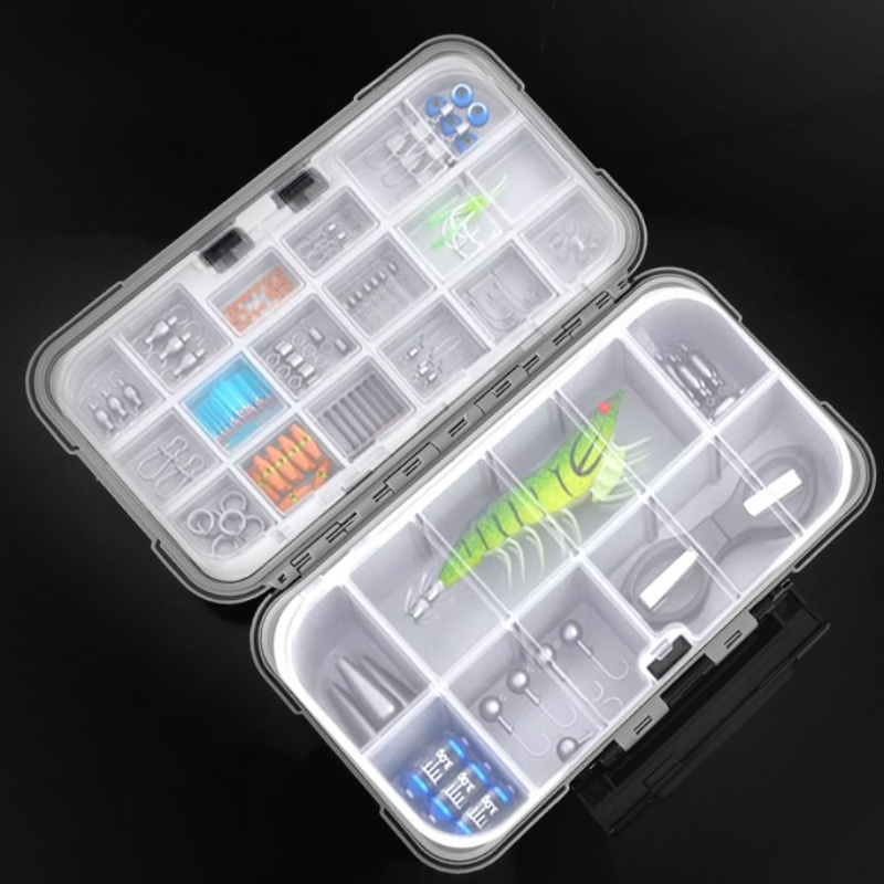 1pc プラスチック釣具収納ボックス餌ルアーオーガナイザーコ - Fishing Hook Jig のレビューと価格