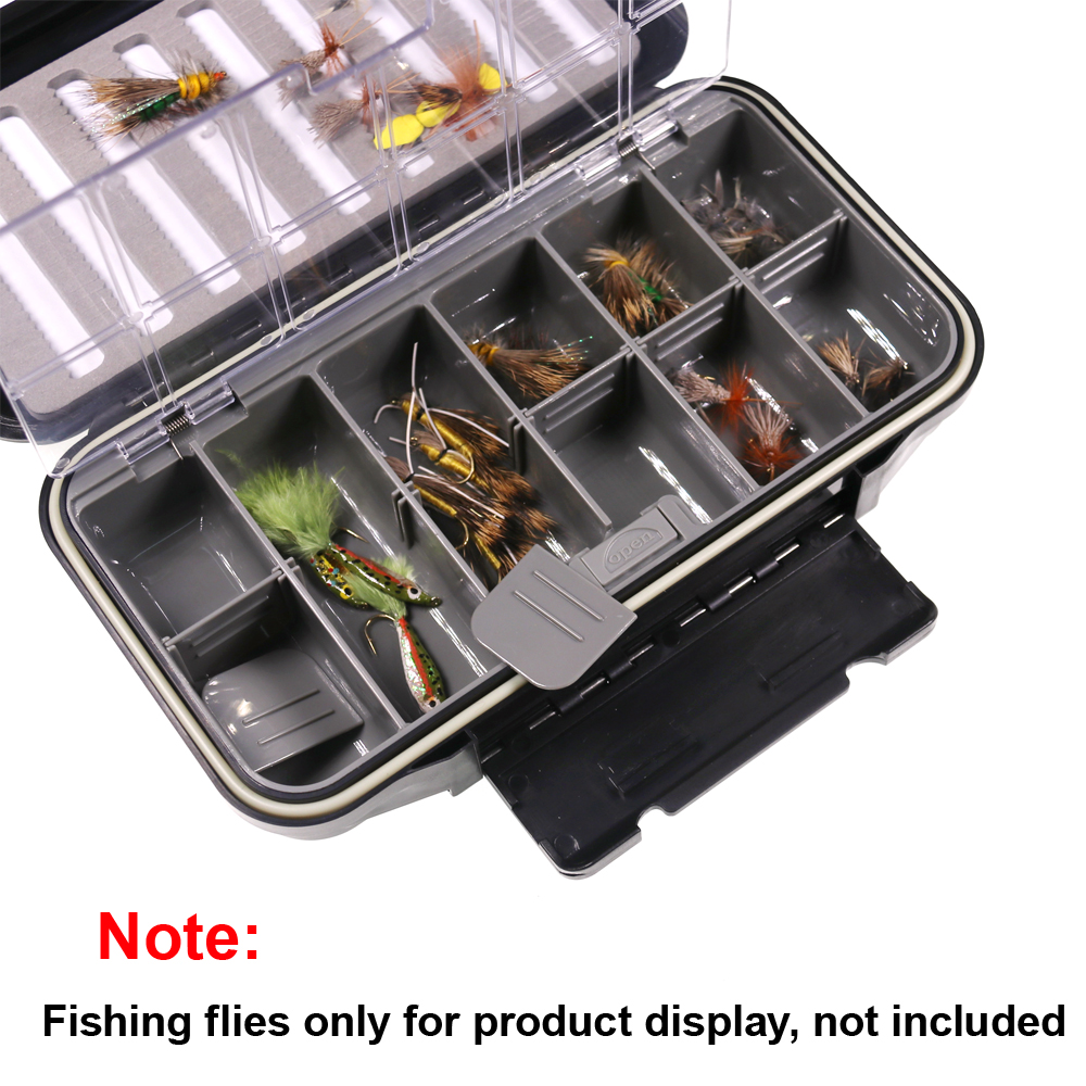 Bimoo m サイズ防水釣りフライボックスフライフィッシン - Fishing Hook Size のレビューと価格