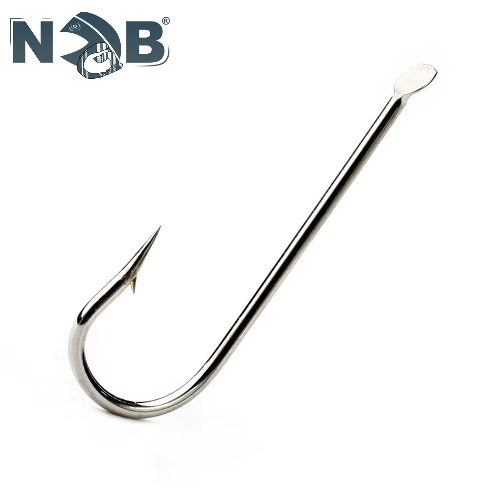 NGB 1799N 高炭素鋼平丸フック 100 個/ロット  - Fishing Hook Assortment のレビューと価格