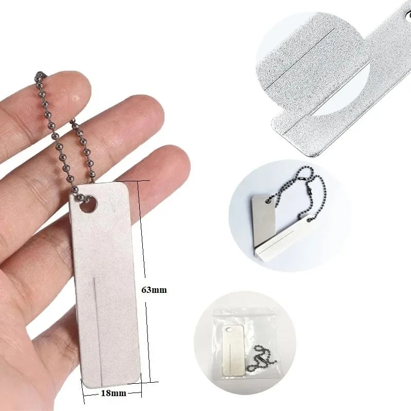 ポケットダイヤモンドシャープナー高硬度ミニツール釣り針ナイフ - Fishing Hook のレビューと価格