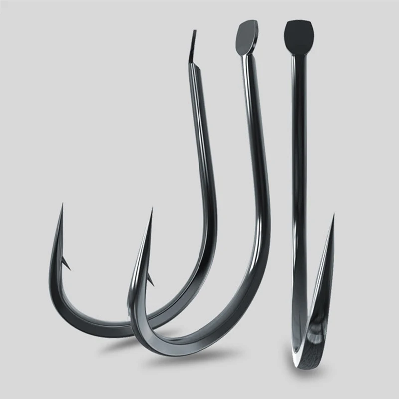 50 個の小さな釣りフック高炭素鋼淡水サイズ 1 - 13  - Fishing Hook Assortment のレビューと価格