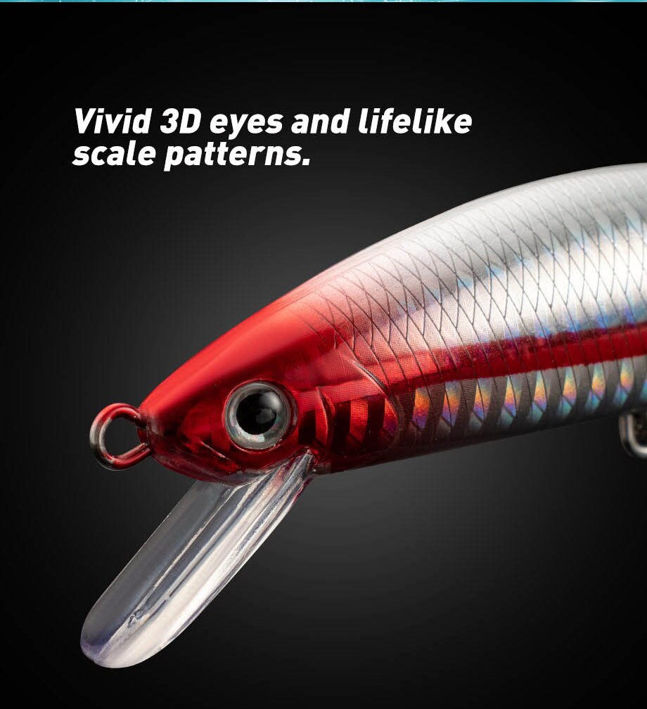 釣りルアー沈下ミノー13cm 15cm 40g 60g重量シ - Fishing Hook Treble のレビューと価格