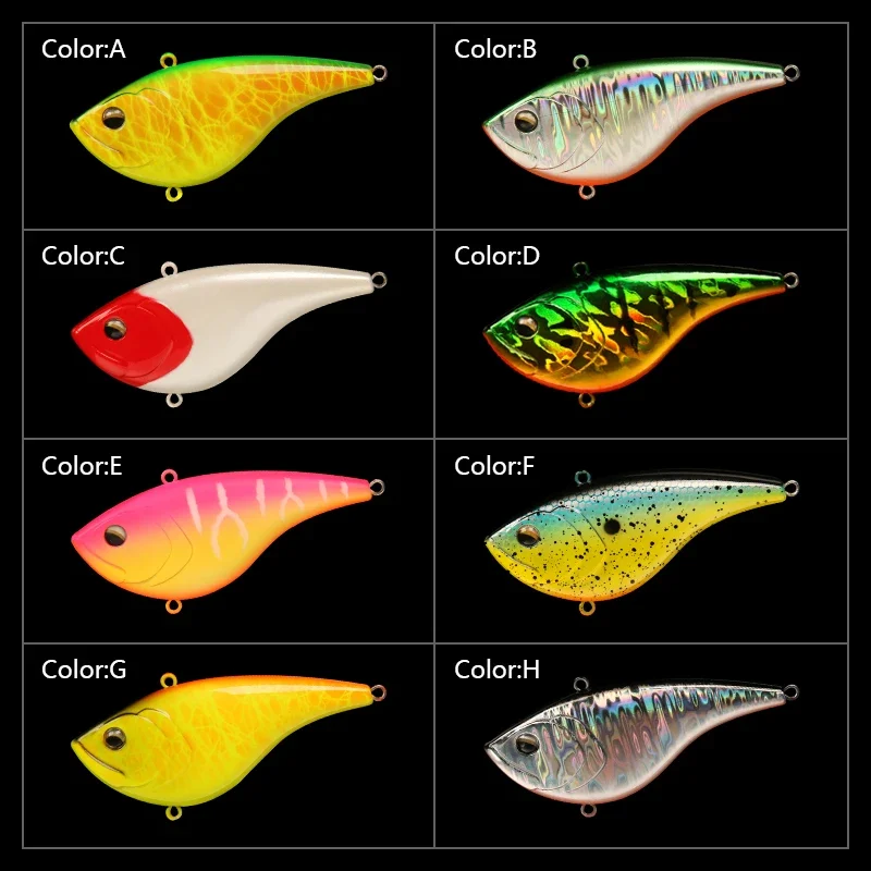 21 グラム/78 ミリメートル VIB 釣りルアー人工ハー - Fishing Hook Treble のレビューと価格