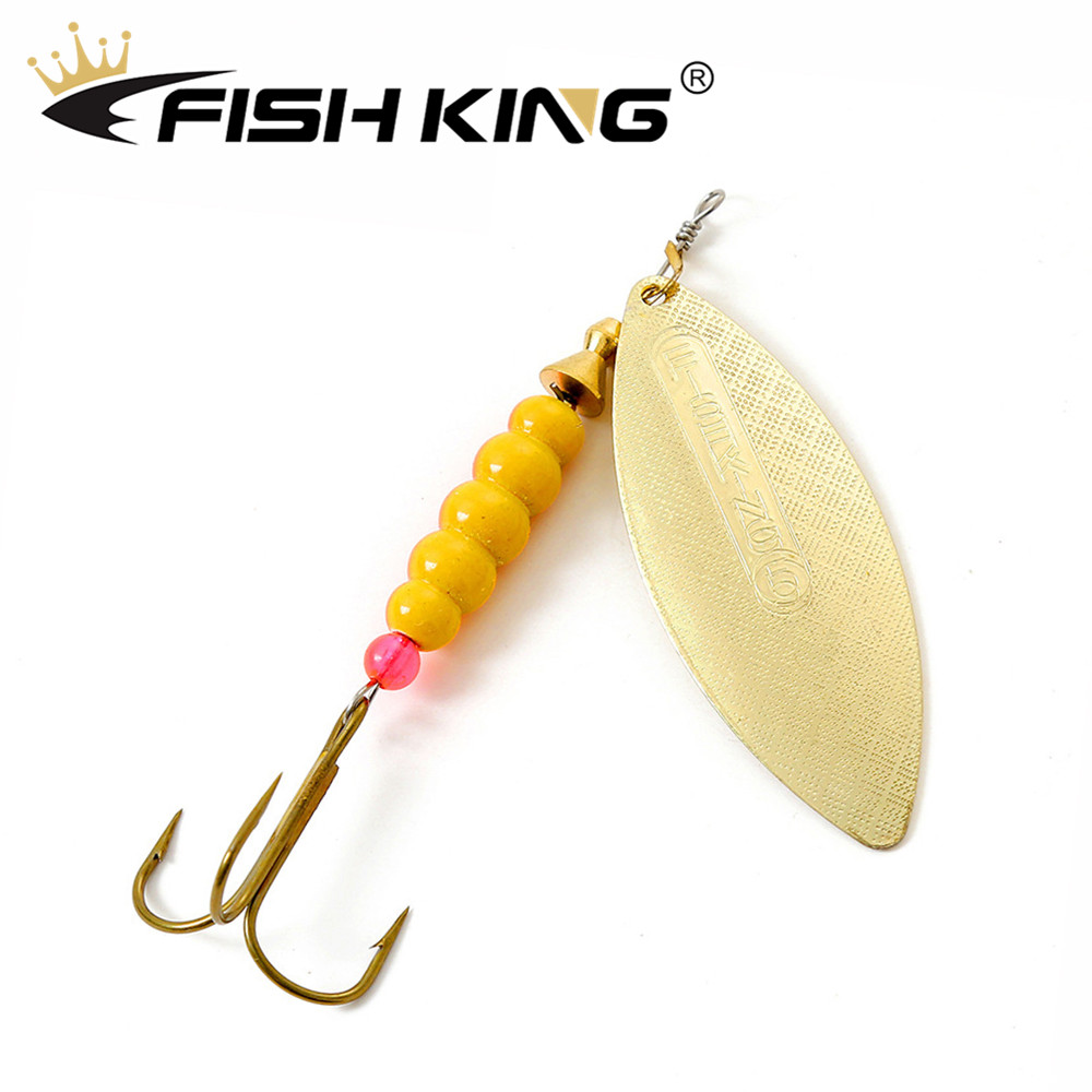 Fish king 1個金属釣りルアー3.8グラム6.3グラ - Fishing Hook Treble のレビューと価格