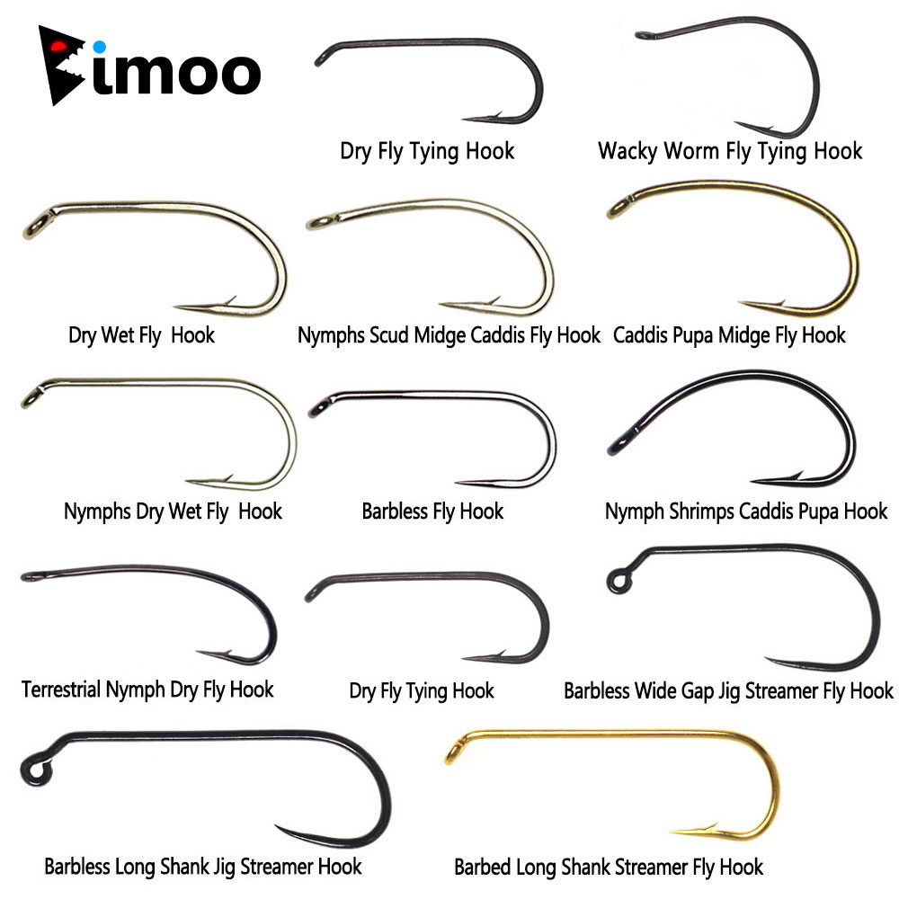 ビムー 100 個 1 # ~22 #   バーブ & バー - Fishing Hook Barbless のレビューと価格