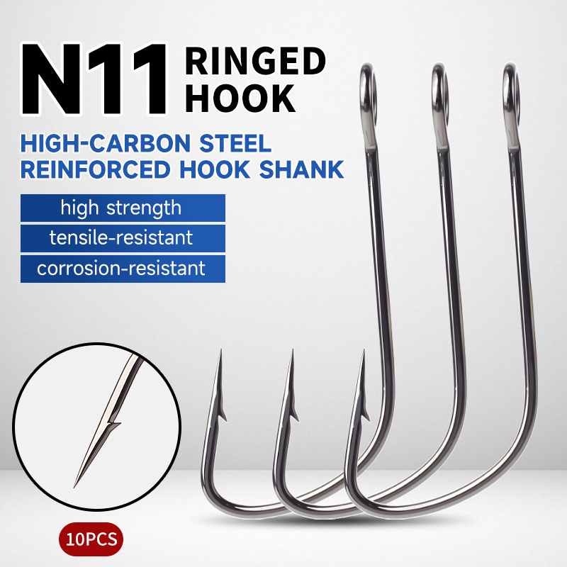 スーパーコンチネンタル2 # -12 #   10 個バーブ - Fishing Hook Offset のレビューと価格